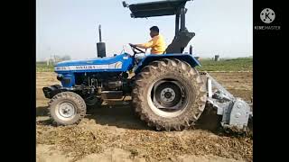 sonalika Di 75 seven feet rotaveter fieldking