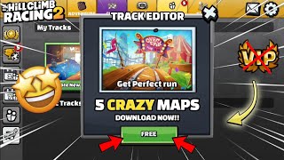 😍5 BEST MAPS in TRACK EDITOR for FREE no VIP!! - Hill Climb Racing 2