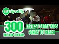 [TOP 1] FASTEST STRAY KIDS SONGS TO REACH 300 MILLION STREAMS ON SPOTIFY