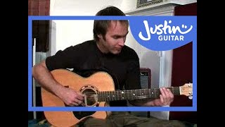 Acoustic Solo Blues Guitar disc 1 DVD DEMO (Guitar Lesson PR-004) How to play