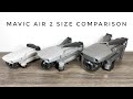 DJI Mavic Air 2 Size Comparison