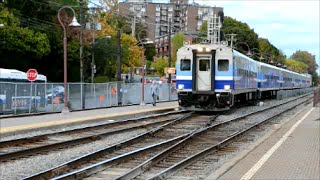 AMT COMMUTER TRAINS AT EVENING RUSH HOUR