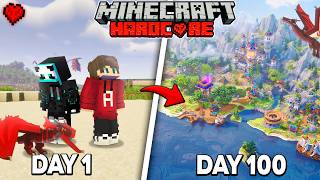 We Survive 100 Days in DRAGON vs VIKINGS in Hardcore Minecraft (HINDI) .... @MaihuMogambo