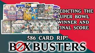 586 CARD SUPER BOWL RIP!! Predicting The Winner and Final Score - 2024 Football Cards