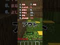 名前が呼ばれたらアウト！？超無敵も呼ぶよ！！ マイクラ minecraft shorts マインクラフト