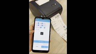 iPhone How to Install \u0026 Bluetooth Connect Print Label App on Phone ZJ9200 ZJ9210