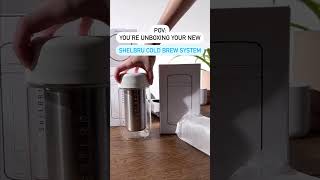 POV: you’re unboxing your new Shelbru Cold Brew System 📦 #shorts #short #coldbrew #coldbrewcoffee