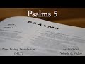 Psalms 5 - New Living Translation (NLT) Audio Bible