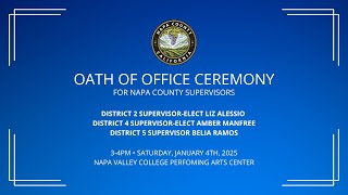 County of Napa - Oath of Office Ceremony