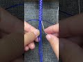 Square knot variation | Square Knot Bracelet Making Ideas #shortsfeed #shorts #bracelet