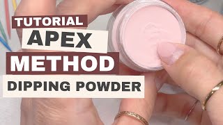Detailed APEX method tutorial | Glowdip Dipping Powder