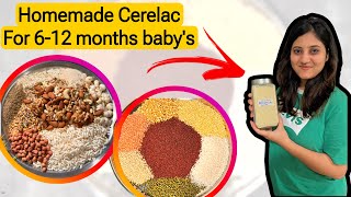 Homemade Cerelac For 6-12 Months Baby’s #homemadecerelac @RoshanAnkita