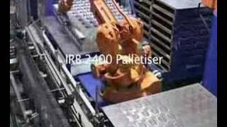 ABB Robot - Industrial Application - PET Bottle Palletizing