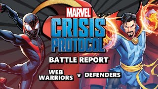 Marvel Crisis Protocol - Battle Report Episode 55 - Web Warriors v Defenders