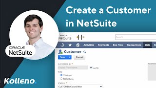 NetSuite Tutorial  |  How To Create a Customer in NetSuite