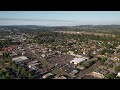 salem oregon morning aerial drone hyperlapse