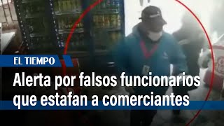 Tres falsos funcionarios de la Secretaría de Salud estafan a comerciantes en La Aurora| El Tiempo