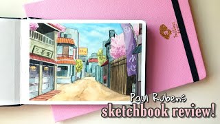 paul rubens watercolour sketchbook review! 📓🎨