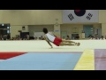 2013한국체조 선발 korean trials kim soo myun day 2 fx