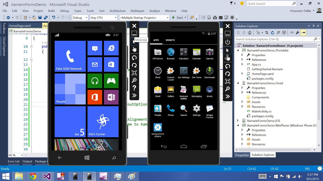 Xamarin Visual Studio 2015 Tutorial For Beginners Sanlockq Xamarin Visual Studio 2015 Tutorial For Beginners Sanlockq