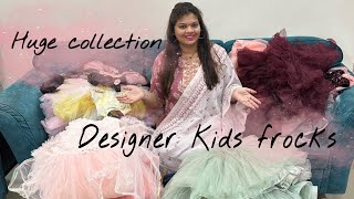 Huge Designer frock collection #birthdayparty #photoshoot #cndufabrics