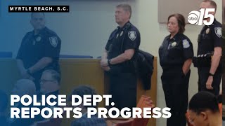 Crime drops nearly 50% in Myrtle Beach since 2015, police department reports progress