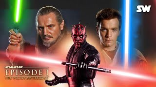 Qui-Gon Jinn \u0026 Obi-Wan Kenobi vs Darth Maul - Star Wars: The Phantom Menace