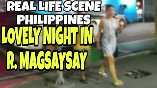 LOVELY NIGHT EXPERIENCE IN RAMON MAGSAYSAY BLVD STA.MESA MANILA WALKING TOUR IN PHILIPPINES 4K