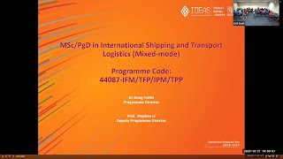 [PolyU Info Day 2023] MSc / PgD in International Shipping and Transport Logistics