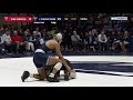 133 lbs king sandoval maryland vs. 4 roman bravo young penn state 2020 b1g wrestling