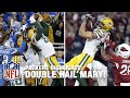 Aaron Rodgers' Hail Mary TDs Side By Side (2015-2016 NFL Season) | NFL Highlights