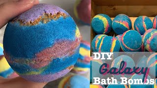 HOW TO MAKE DIY LUSH GALAXY BATH BOMBS