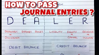 How to Make Journal Entries by Saheb Academy - Class 11 / B.COM / CA Foundation