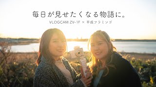 VLOGCAM:ZV-1F WEBCM 「毎日が見せたくなる物語に。」 平成フラミンゴ × Ussiy【ソニー公式】