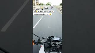 Coming Papa🏍️💙 Respect your Father👨 #shorts #motovlog #yamahamt15 #lucknow