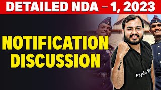 NDA 1, 2023 Notification Out | LIVE Detailed Discussion 🔥🔥