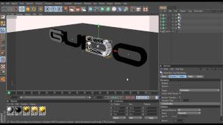 Cinema 4D Tutorial - Exploding text using Thrausi Long
