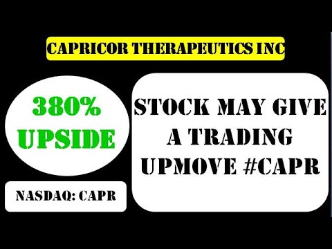 Capricor Therapeutics Inc Stock May Give A Trading Upmove #capr - Capr ...