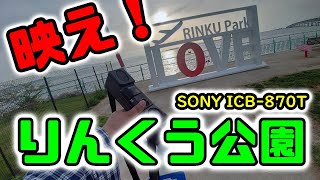 大阪府泉佐野市りんくう公園を散歩しながら市民ラジオ('ω')ノ