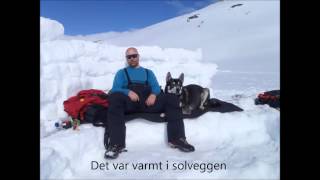 Isfiske på Saltfjellet. Vinter 2014.