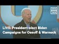 Pres.-elect Joe Biden Campaigns for Jon Ossoff & Raphael Warnock in Georgia | LIVE | NowThis