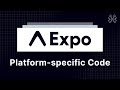 Expo Router Tutorial - 14 - Platform-specific Code