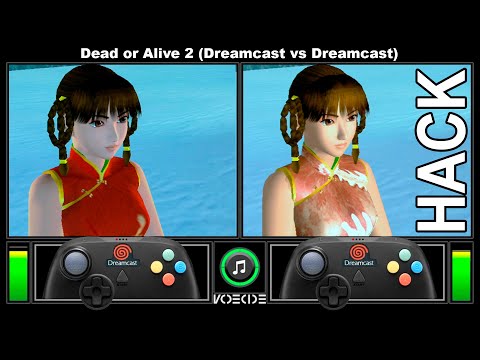 [Hack] Dead or Alive 2 (Dreamcast vs Dreamcast) Graphics Comparison – Dual Longplay