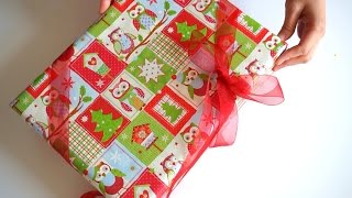 Christmas Gift Box Wrapping DIY Present wrap easy