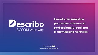 Describo - Come creare videocorsi efficaci per la formazione obbligatoria?