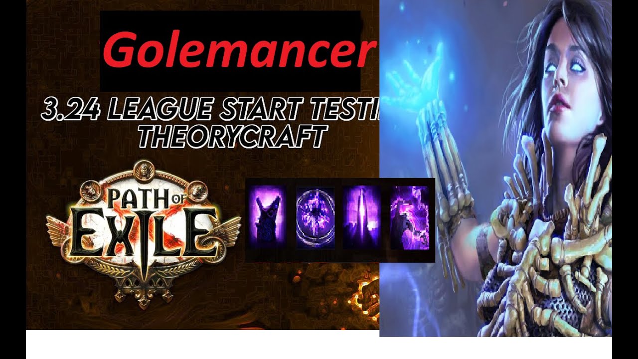 Golem Hordes Zoomancer Necro League Starter | Path Of Exile 3.24 - YouTube