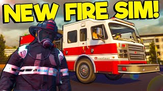 Fighting a House Fire in this Awesome New Simulator! - Firefighting Simulator - The Squad Gameplay