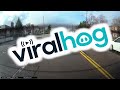 Car Accident By Bus Stop In Canada || ViralHog