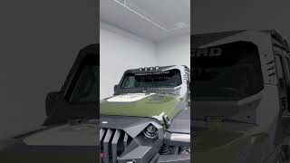 Jeep Wrangler JL \u0026 Gladiator JT Mad Max Windshield Frame Cover Visor Cowl  #ultralisk4x4 #shorts