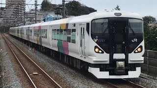 JR東日本 E257系 回9741M 武蔵野線 新松戸駅 通過